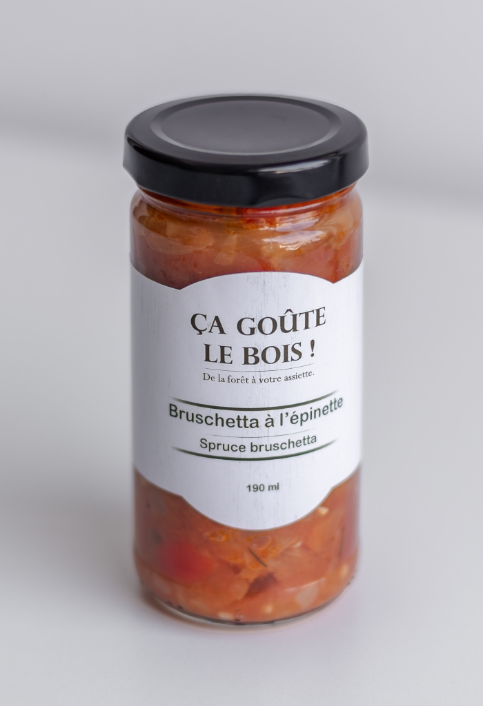 Produit-Bruschetta à l'épinette