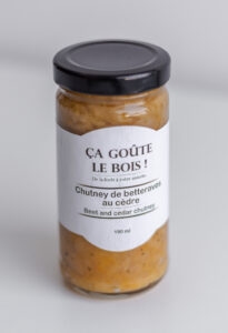 Produit-Chutney de betteraves au cèdre