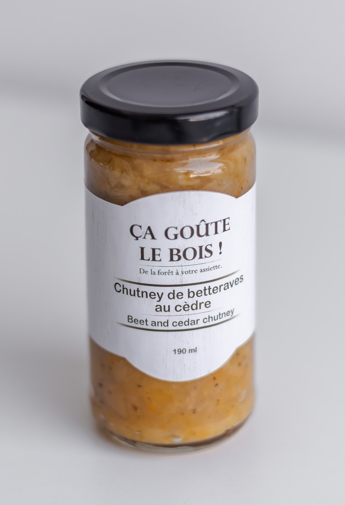 Produit-Chutney de betteraves au cèdre